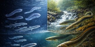 Угри — одни из самых загадочных рыб на планете. Веками люди ловили их в реках и озёрах, не зная, где и как они размножаются. Лишь в XX веке учёные смогли раскрыть главную тайну: все пресноводные угри рождаются в океане, а затем совершают одно из самых удивительных путешествий в мире животных. Рождение в океанской бездне Жизнь угря начинается далеко от берегов — в открытом океане. Атлантические угри, например, нерестятся в Саргассовом море, в тысячах километров от Европы и Северной Америки. Из икры появляются крошечные, прозрачные личинки — лептоцефалы, похожие на тонкие листочки. Эти личинки дрейфуют с океанскими течениями в течение месяцев и даже лет, постепенно приближаясь к континентам. Всё это время они почти не похожи на взрослых угрей и ведут скрытный планктонный образ жизни. Путь в пресную воду Достигнув берегов, лептоцефалы превращаются в так называемых стеклянных угрей — маленьких, почти прозрачных рыбок. Именно в этот момент они начинают подниматься вверх по рекам, преодолевая течение, пороги и даже влажные участки суши. Угри обладают удивительной выносливостью: они могут ползти по мокрым камням, траве и илу, дыша через кожу. Это позволяет им заселять водоёмы, недоступные для большинства других рыб. Тайная жизнь в реках и озёрах В пресной воде угри проводят большую часть жизни — от 5 до 20 лет, а иногда и дольше. Они активны в основном ночью, днём прячутся под камнями, корягами или в иле. Угри — хищники, питающиеся рыбой, ракообразными, насекомыми и моллюсками. Их змеевидное тело, слизистая кожа и развитое обоняние делают их идеальными ночными охотниками в мутной воде. Возвращение без возврата Когда приходит время размножения, угри снова отправляются в океан. Они покидают реки, скатываются вниз по течению и начинают долгий путь обратно к месту рождения. Во время этого путешествия угри перестают питаться, их тело меняется, а вся энергия направляется на нерест. После размножения взрослые угри погибают, завершив жизненный цикл. Итог Угри — живое напоминание о том, насколько сложными и таинственными могут быть пути жизни в природе. Их путешествие соединяет океаны и реки в единую систему и остаётся одним из самых поразительных примеров миграции среди рыб.