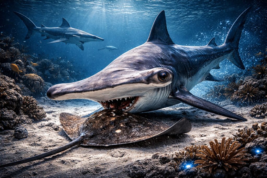 Акула-молот зачем ей такая форма головы Акула-молот: зачем ей такая форма головы