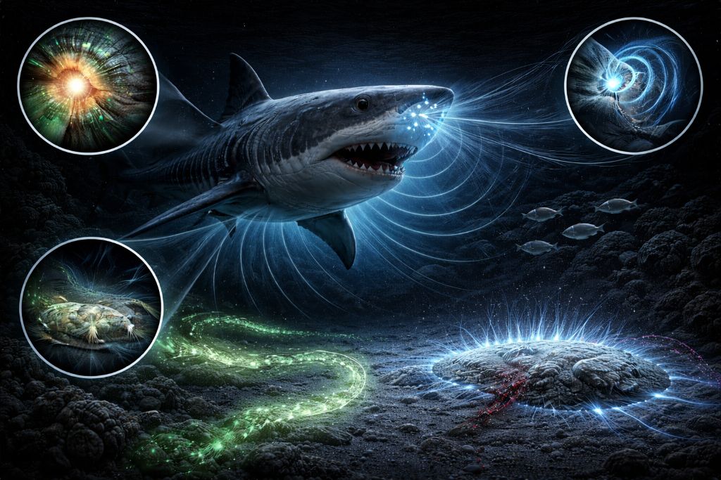Как акулы находят добычу в полной темноте Как акулы находят добычу в полной темноте