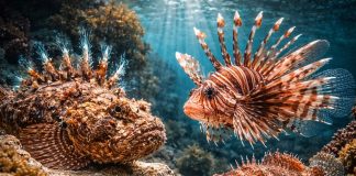 Ядовитые лучепёрые: от каменных рыб до крылаток