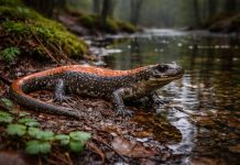 Красноспинный углозуб