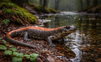 Красноспинный углозуб