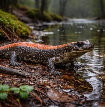 Красноспинный углозуб