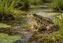 Лягушка леопардовая