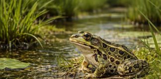 Лягушка леопардовая