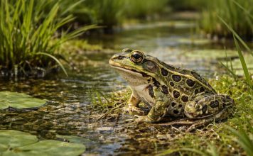 Лягушка леопардовая