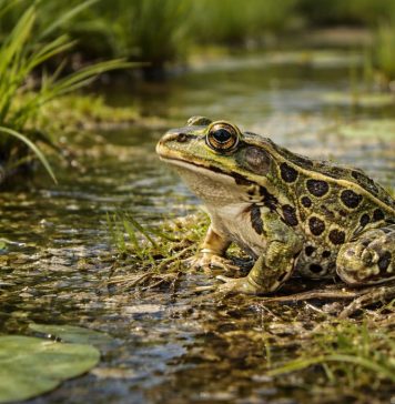 Лягушка леопардовая