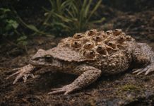 Пипа суринамская Пипа суринамская (Pipa pipa) — одна из самых необычных амфибий Южной Америки. Она живёт в тёплых стоячих и медленно текущих водах Амазонии и соседних бассейнов: в затопленных лесах, канавах, болотцах и тихих заводях. На сушу почти не выходит, а по виду больше напоминает плоский «лист» или комок ила — идеальная маскировка для жизни на дне. Как выглядит и как живёт Тело у пипы сильно уплощённое, голова треугольная, глаза маленькие и расположены высоко. Окраска буро-серая, с крапом и пятнами, чтобы сливаться с грунтом. На передних лапах — длинные пальцы со звёздчатыми кожными выростами: ими пипа ощупывает дно, ищет добычу и ориентируется в мутной воде. Охотится она на беспозвоночных, личинок насекомых, мелкую рыбу — всё, что можно быстро схватить и проглотить. Удивительное размножение: «инкубатор» на спине Самая известная особенность — способ вынашивания потомства. Во время брачного периода самец и самка совершают характерные «перевороты» в воде. В момент откладки икры самец помогает распределить икринки по спине самки. Затем кожа на спине набухает и образует отдельные ячейки — каждая икринка оказывается как бы «утопленной» в индивидуальной капсуле. Дальше происходит почти невероятное: развитие проходит без свободноплавающих головастиков (или с минимальной «личиночной» фазой внутри капсулы). Маленькие пипы формируются прямо в ячейках, а затем выходят наружу уже миниатюрными копиями взрослых — полностью готовыми к самостоятельной жизни. Это снижает риск, что икру и личинок съедят хищники, и помогает пережить нестабильные условия водоёмов. Зачем природе такая странность У пипы мало активной защиты и слабая скорость — зато есть маскировка и необычная стратегия размножения. «Спинной инкубатор» повышает выживаемость потомства в местах, где множество рыб и беспозвоночных охотно поедают икру и головастиков других амфибий. Итог Пипа суринамская — пример того, как эволюция может привести к радикально нестандартным решениям. Её «ячейки» на спине — не экзотика ради экзотики, а эффективный способ сохранить потомство в сложной тропической среде.