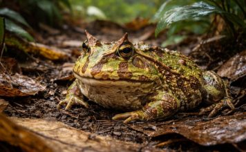 Рогатая лягушка (пакман)