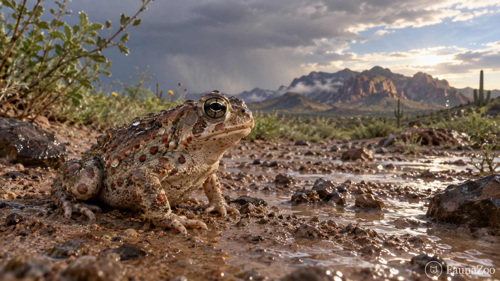 Краснопятнистая жаба Anaxyrus punctatus