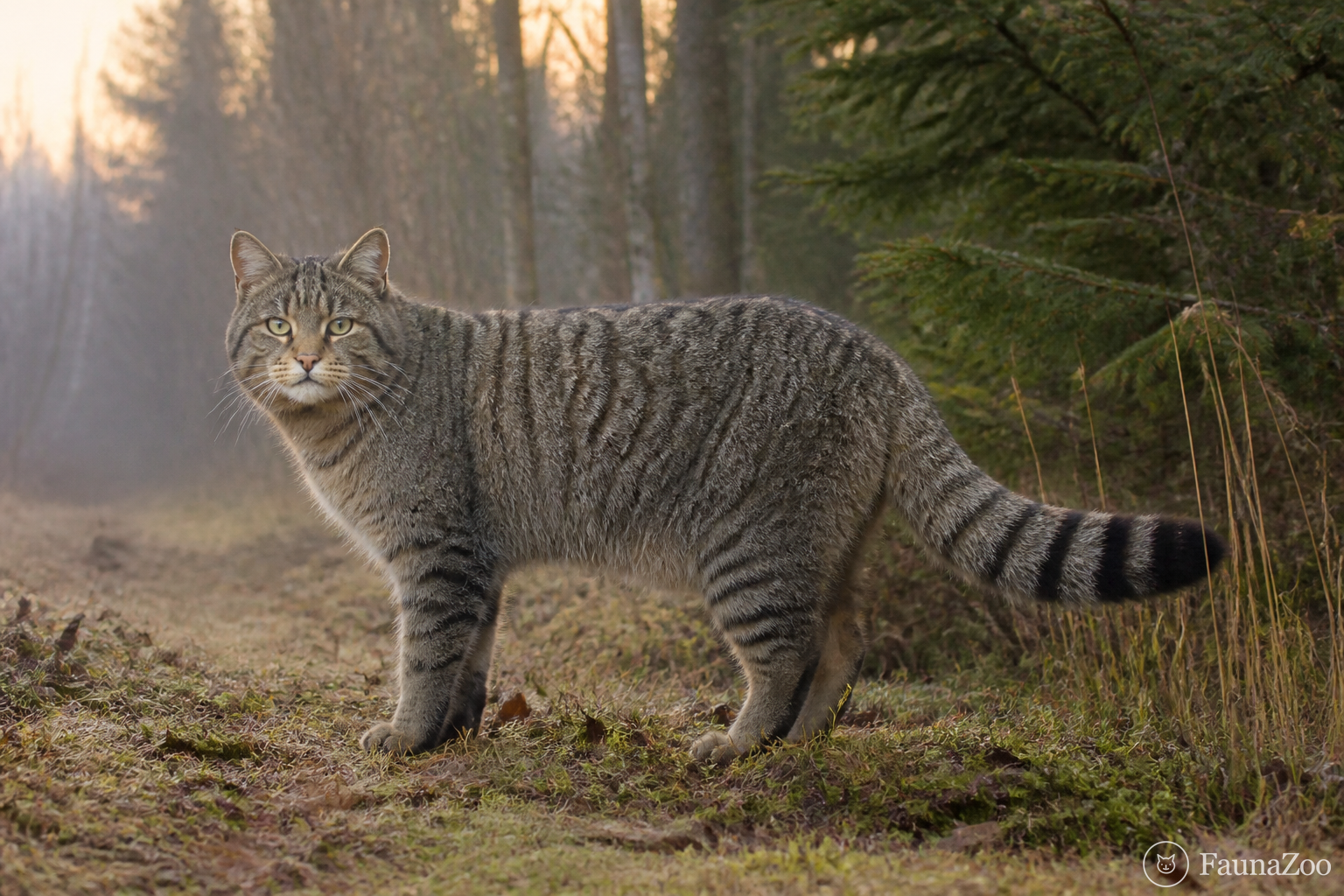 Европейский лесной кот: скрытный хищник лесов Европы
