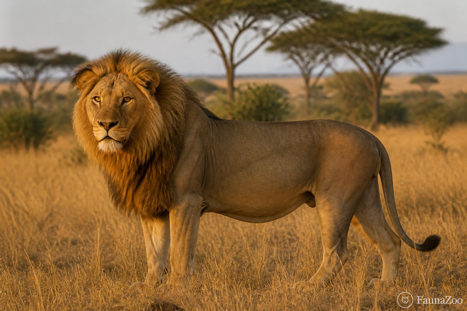 Южный и восточноафриканский лев: подвид Panthera leo melanochaita