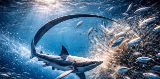 Акула-лисица и её хвост-оружие Акула-лисица и её хвост-оружие