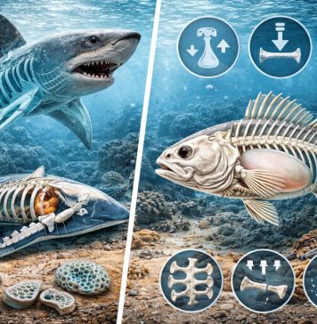 Акулий скелет: почему хрящ прочнее кости