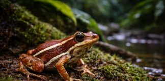 Эквадорская древолазка Epipedobates anthonyi Эквадорская древолазка Epipedobates anthonyi