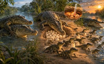 Размножение крокодилов: гнёзда, температура и определение пола Размножение крокодилов: гнёзда, температура и определение пола