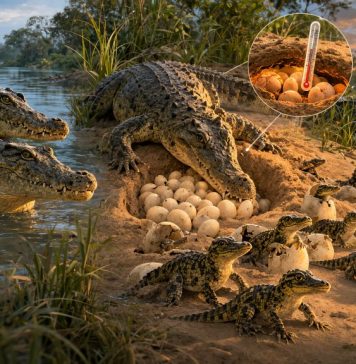Размножение крокодилов: гнёзда, температура и определение пола Размножение крокодилов: гнёзда, температура и определение пола
