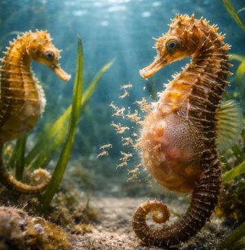 Размножение морских коньков: беременность самцов и «плацентоподобный» мешок Размножение морских коньков беременность самцов и «плацентоподобный» мешок