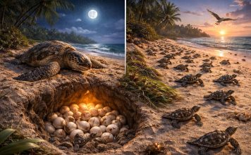 Размножение черепах: миграции к пляжам и «гонка» детёнышей к морю Размножение черепах: миграции к пляжам и «гонка» детёнышей к морю