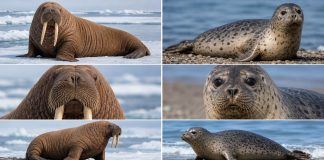 Как отличить моржа от тюленя